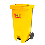 BOTE CON PEDAL PARA CUBRE BOCAS Y DESECHOS INFECCIOSOS 8179 RPBI